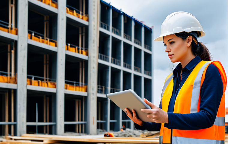 건설안전 관련 대학원 과정 정보 - **
"A construction site safety manager in a hard hat and safety vest, reviewing blueprints with a t... 건설안전 관련 대학원 과정 정보 - **
"A construction site safety manager in a hard hat and safety vest, reviewing blueprints with a t...