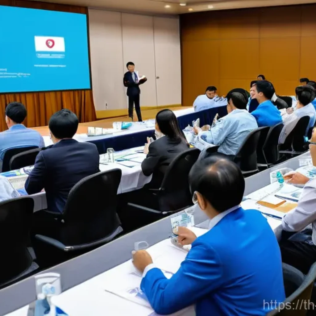 건설안전기사와 관련된 산업협회 정보 - A vibrant and professional scene at a safety and occupational health seminar in Thailand. A diverse ...